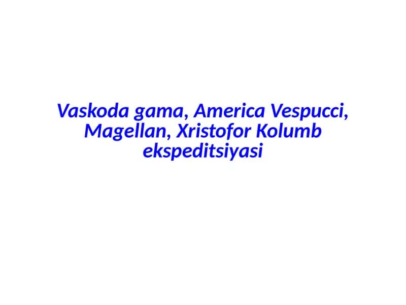 Buyuk geografik kashfiyotlar uchun qanday shartlar mavjud edi? 1
