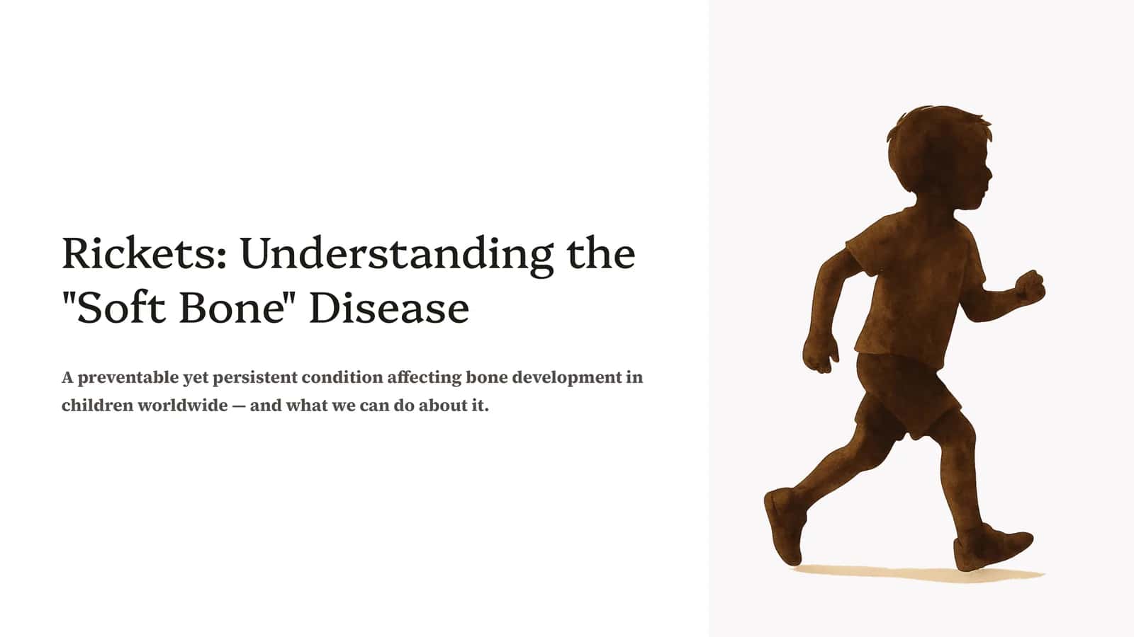 Rickets: Understanding the "Soft Bone" Disease 1