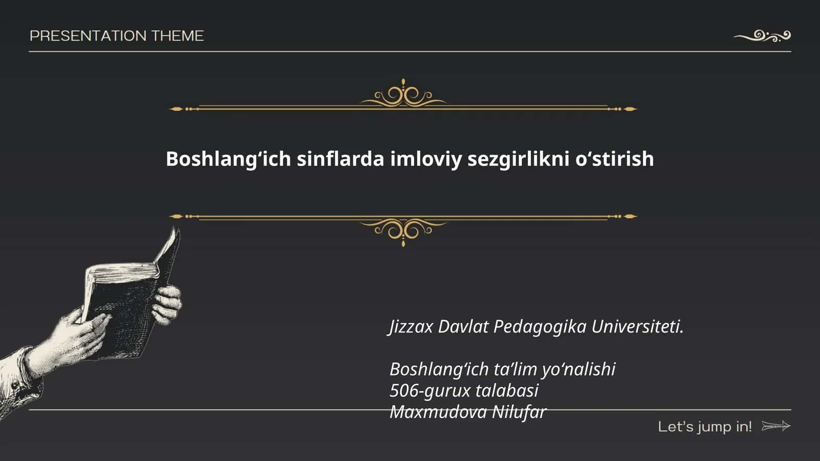 Imloviy sezgirlikni oʻstirish 1
