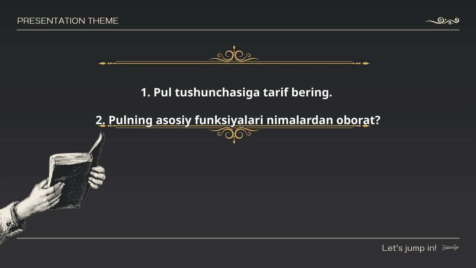 Pulning tarixi 1