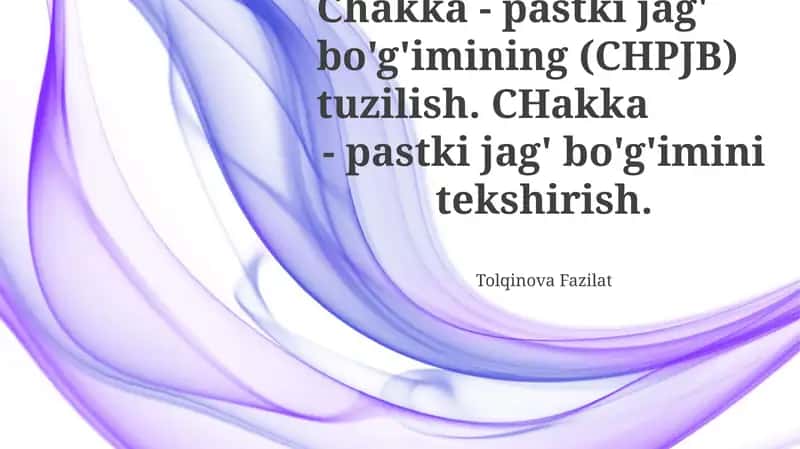 Chakka-Boʻgʻimining Tuzuilishi 1