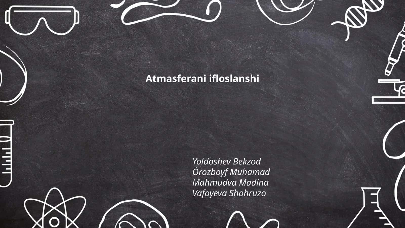 Atmosferani ifloslanish 1