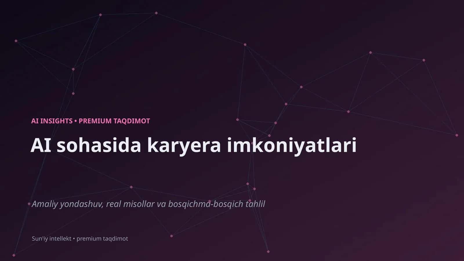 AI INSIGHTS • PREMIUM TAQDIMOT 1
