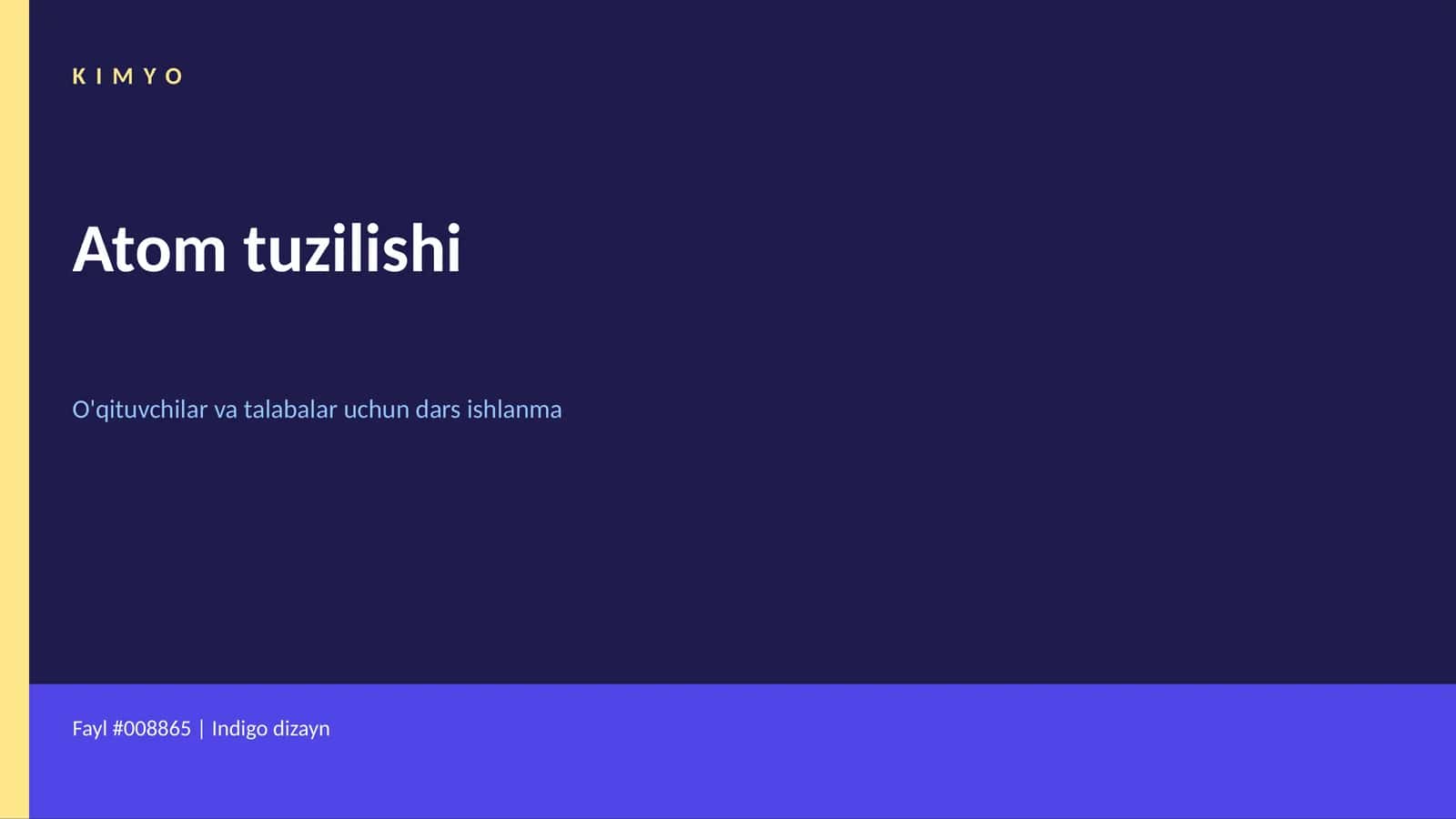 Atom tuzilishi 1