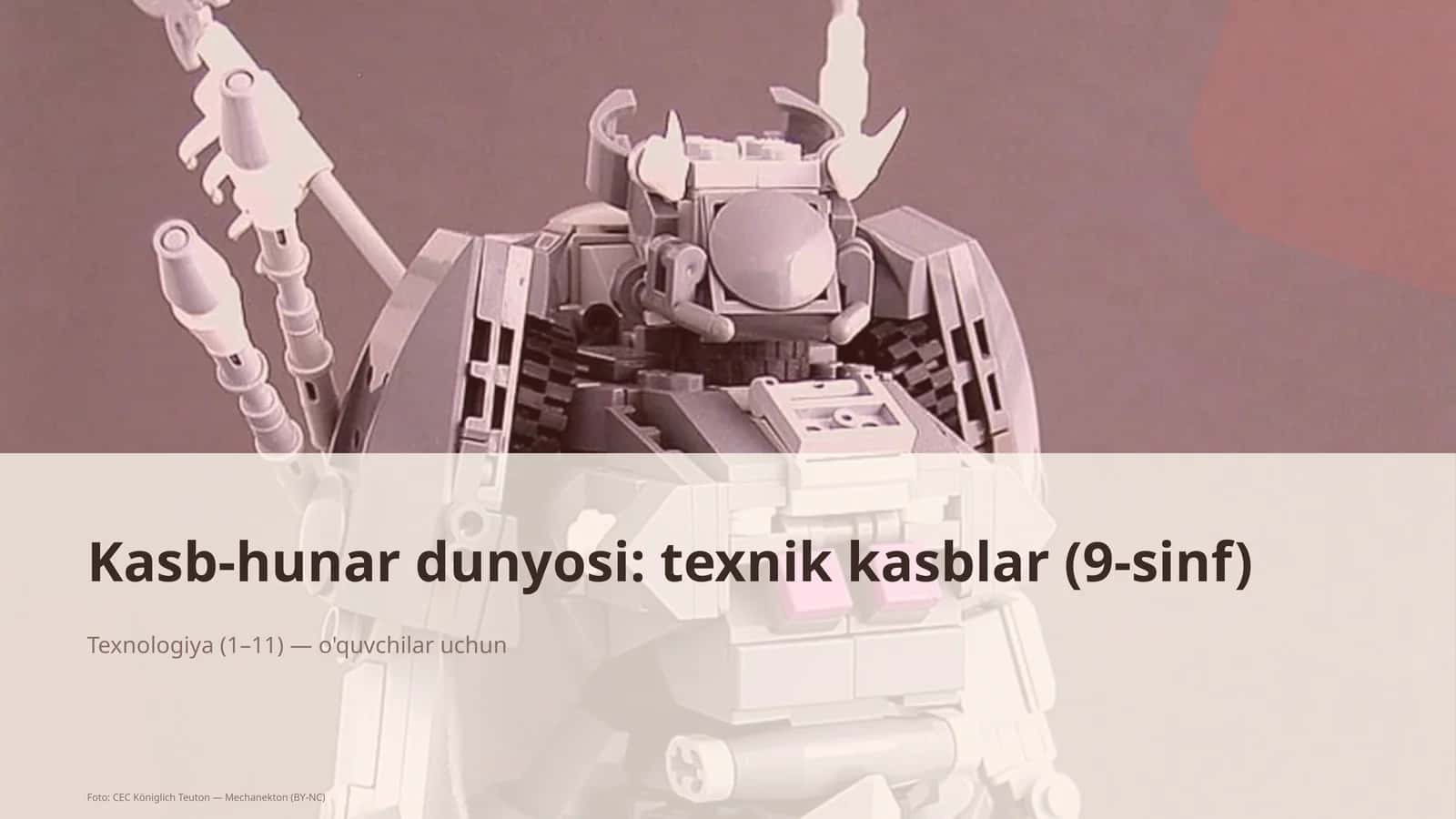 Kasb-hunar dunyosi: texnik kasblar (9-sinf) 1