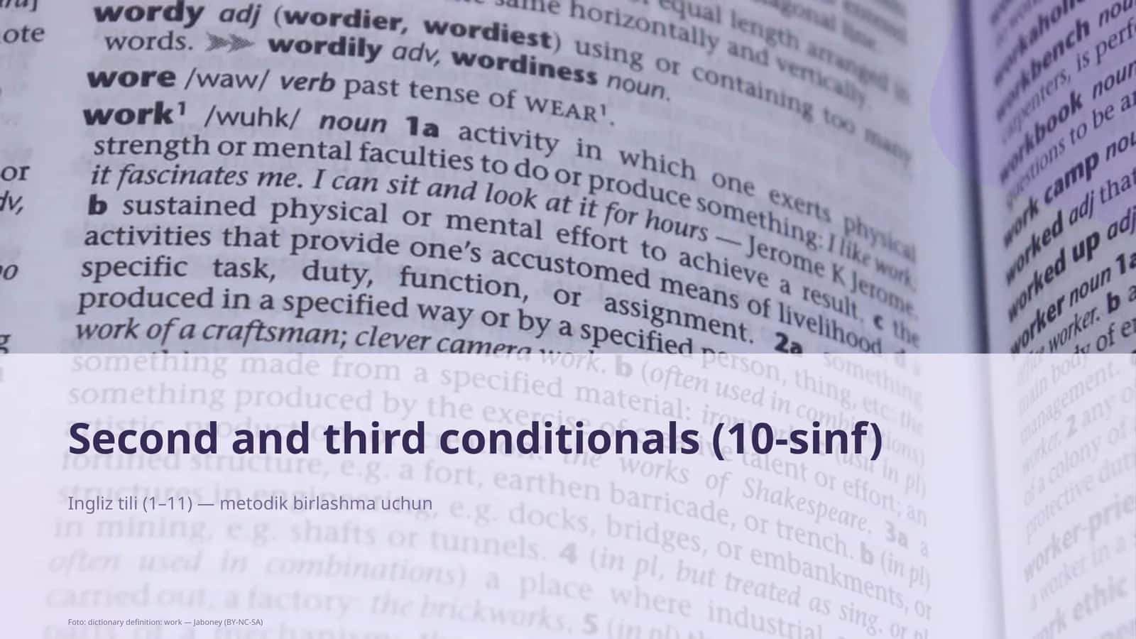 Second and third conditionals (10-sinf) 1