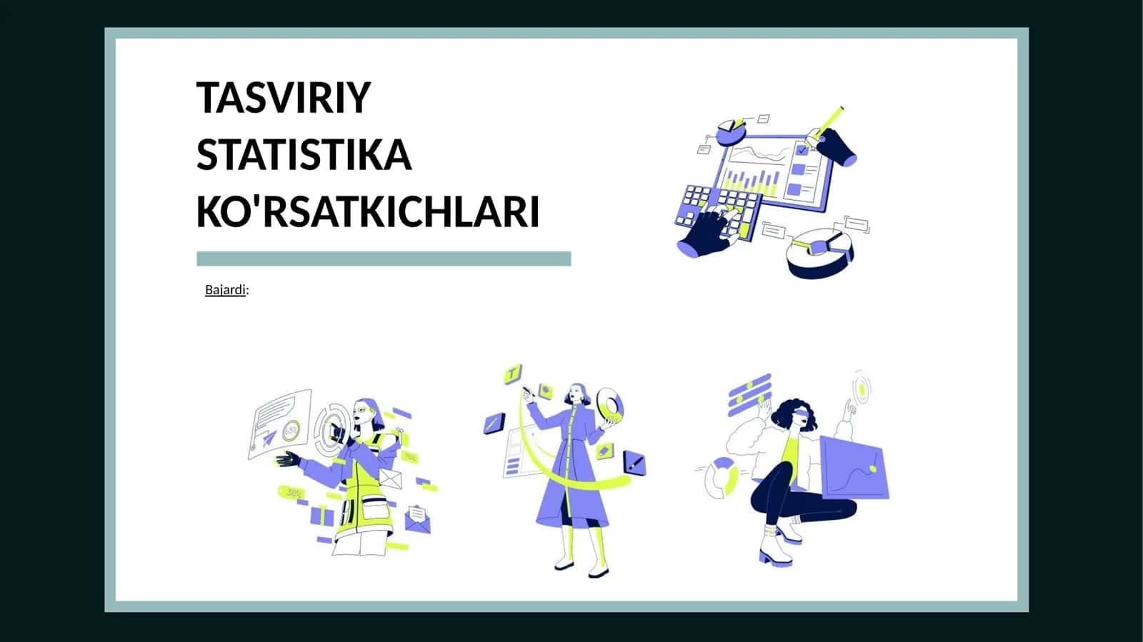 TASVIRIY STATISTIKA KO'RSATKICHLARI 1