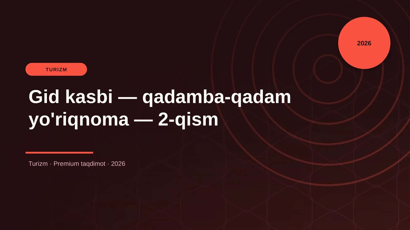 Gid kasbi — qadamba-qadam yo'riqnoma — 2-qism 1
