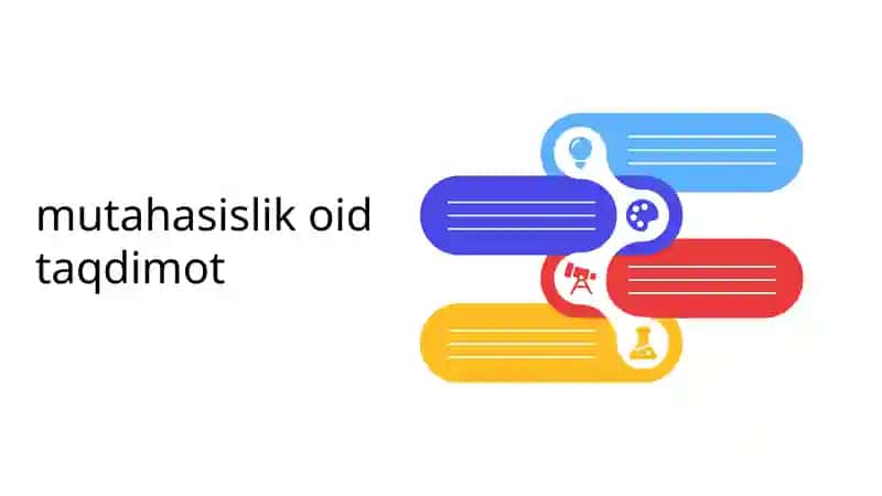 Mutahasislik oid taqdimot 1
