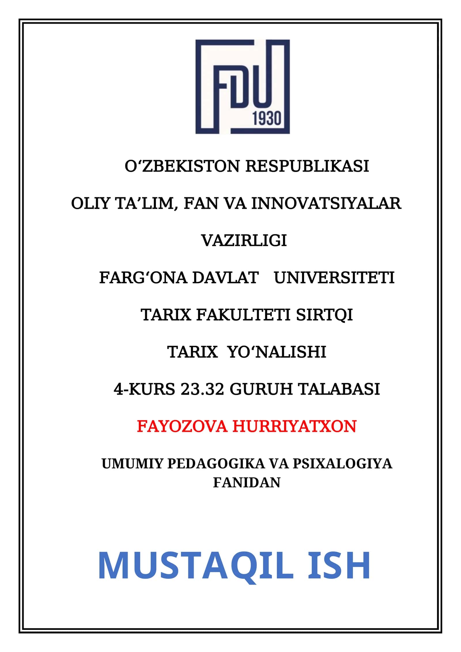 Ta’lim metodlari va vositalari 1