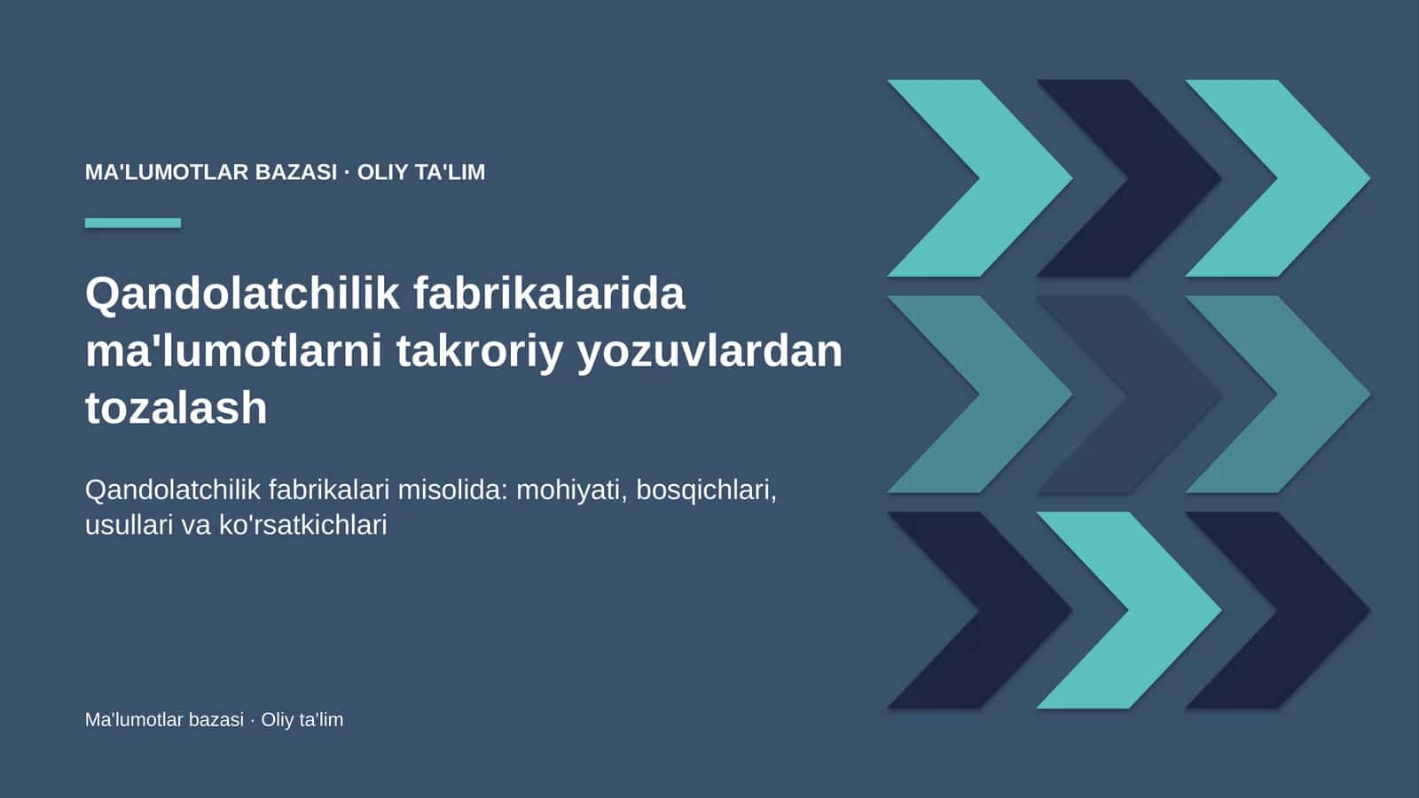 qandolatchilik fabrikalarida ma'lumotlarni takroriy yozuvlardan tozalash 9219 1