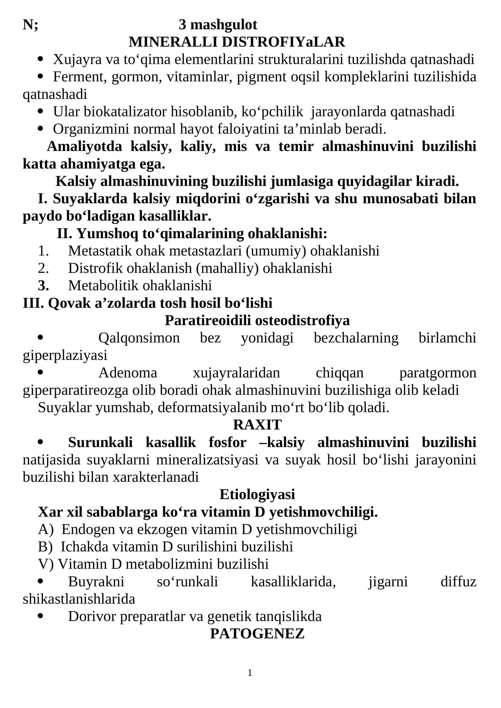 MINERALLI DISTROFIYaLAR 1