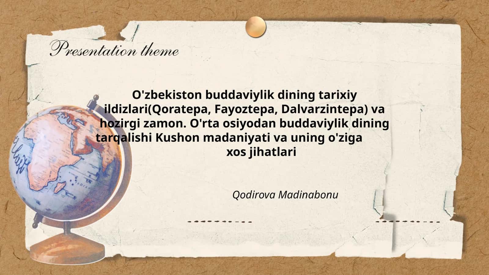 O'zbekiston buddaviylik dining tarixiy ildizlari 1