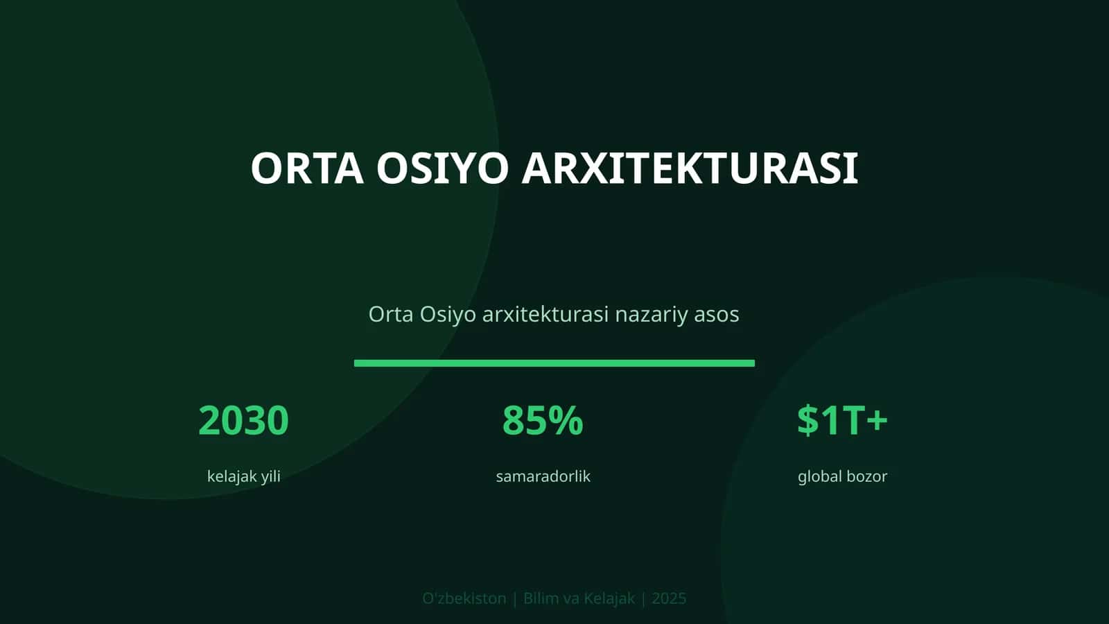 ORTA OSIYO ARXITEKTURASI 1