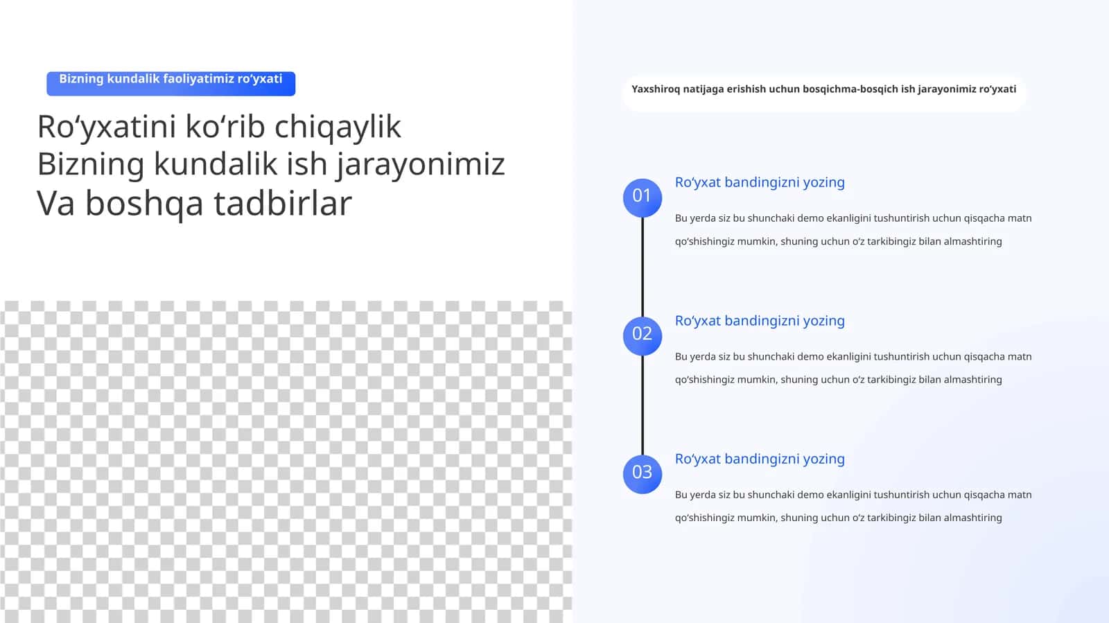 Bepul ish oqimi taqdimoti slayd shabloni Taqdimoti (12 Slayd) 1