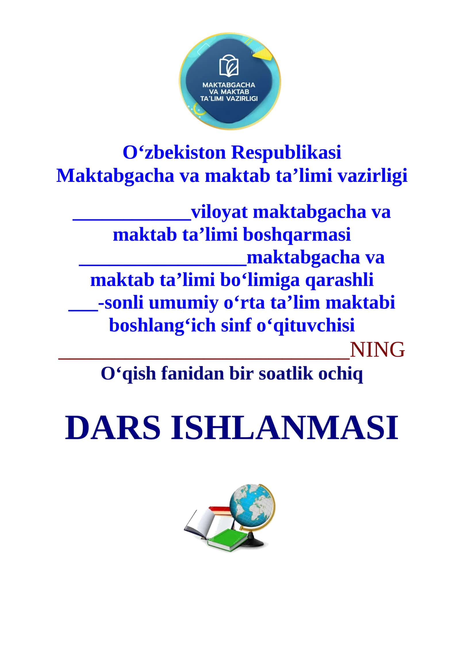 1-sinf o'qish salom senga gulbahor mavzusida 3-chorak dars ishlanma 1