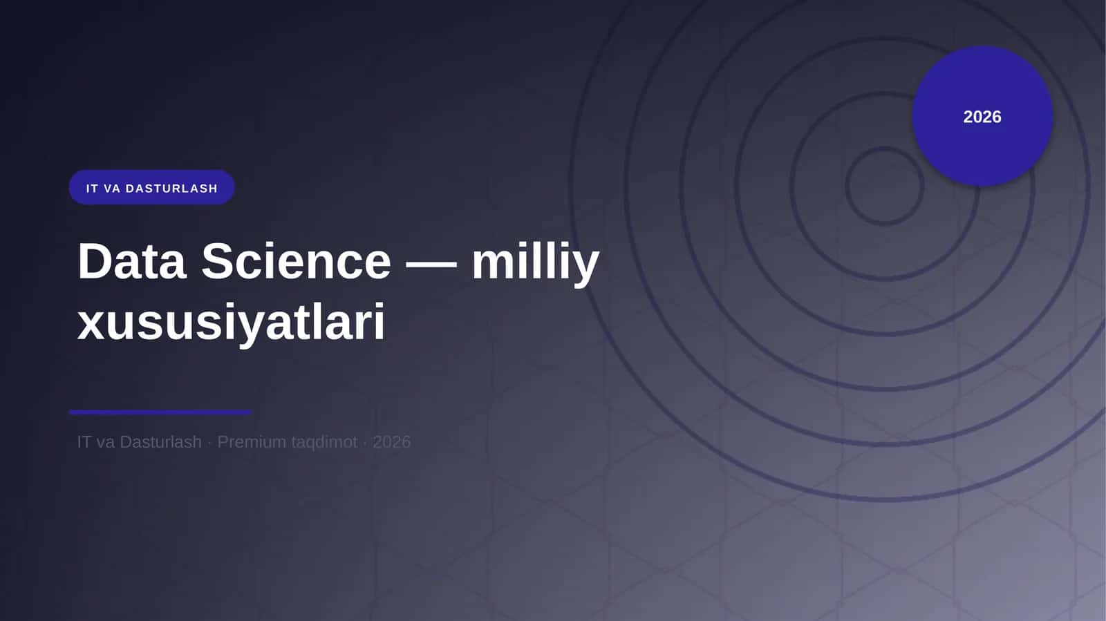 Data Science — milliy xususiyatlari 1