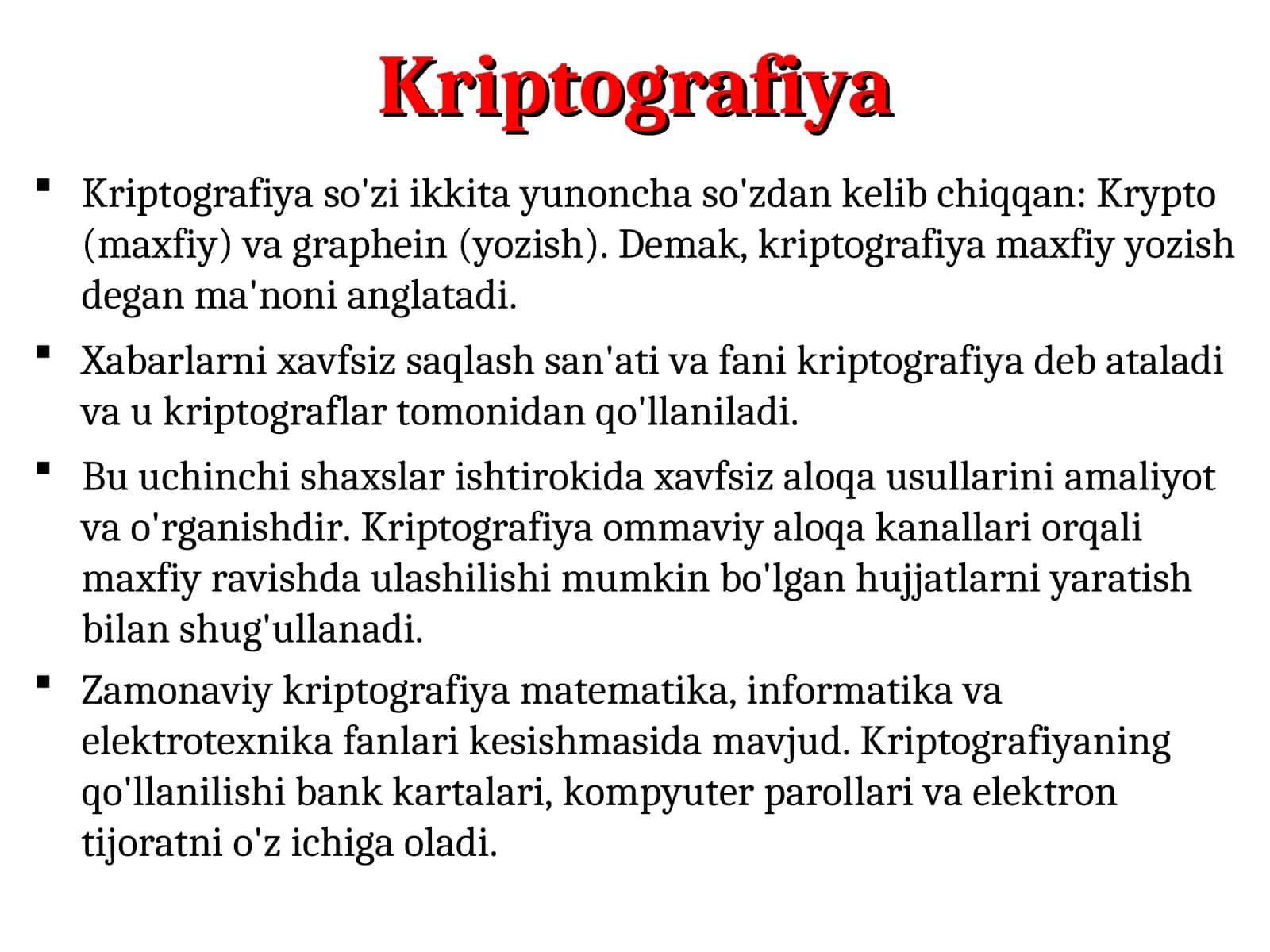 Kriptografiya 1