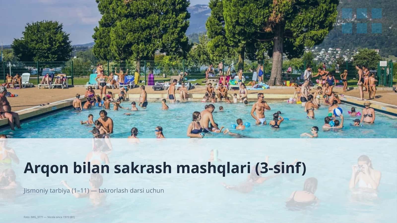 Arqon bilan sakrash mashqlari (3-sinf) 1
