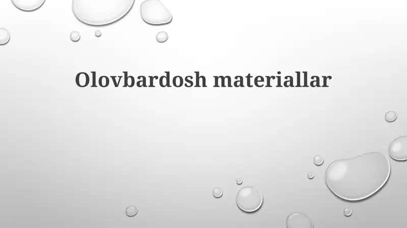Olovbardoshmateriallar 1