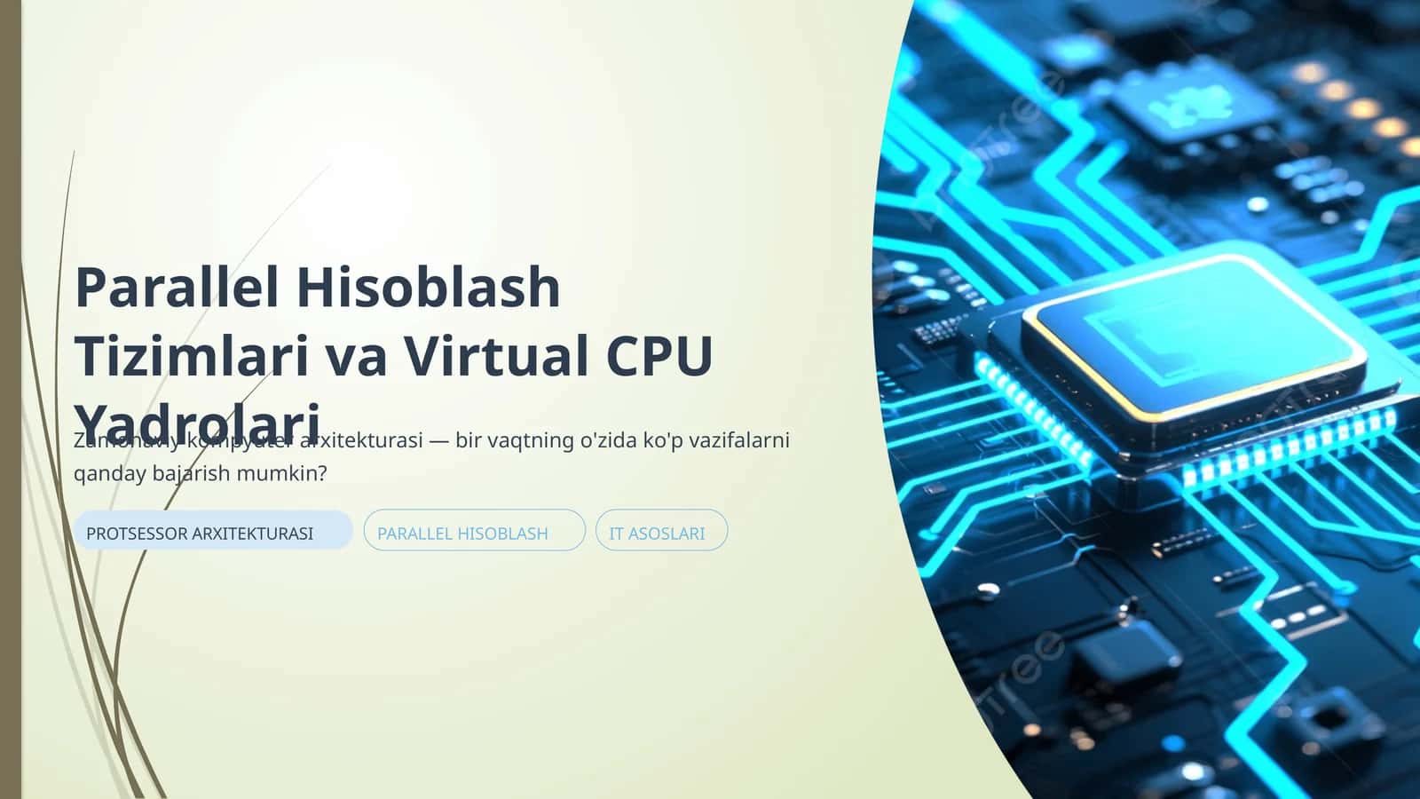 Parallel Hisoblash Tizimlari va Virtual CPU Yadrolari 1