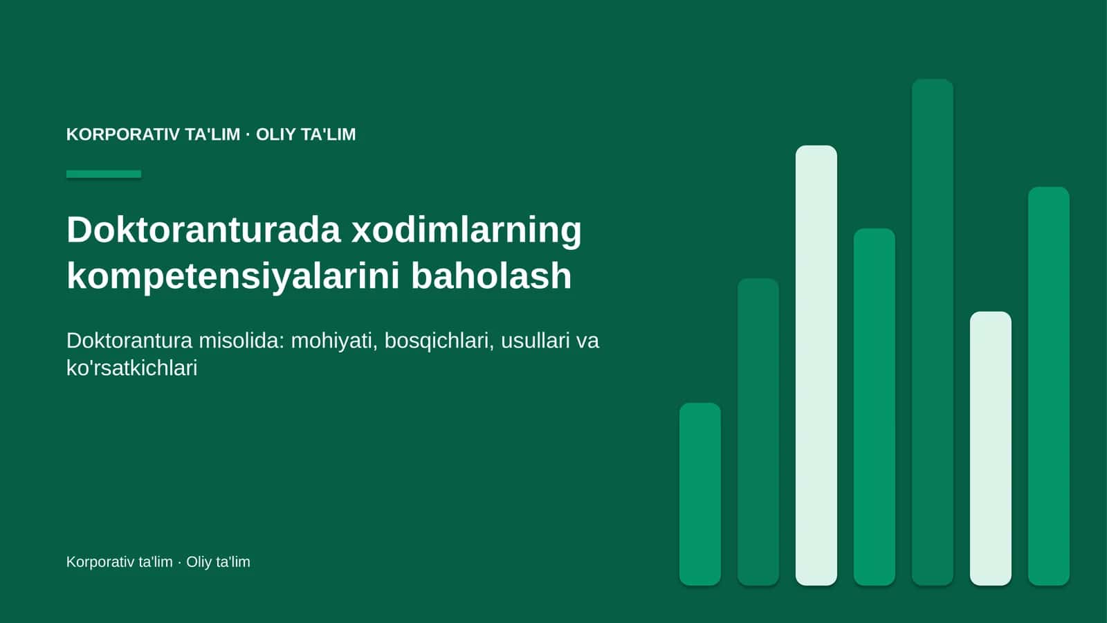 Xodimlar kompetensiyalarini baholash: mohiyati 1