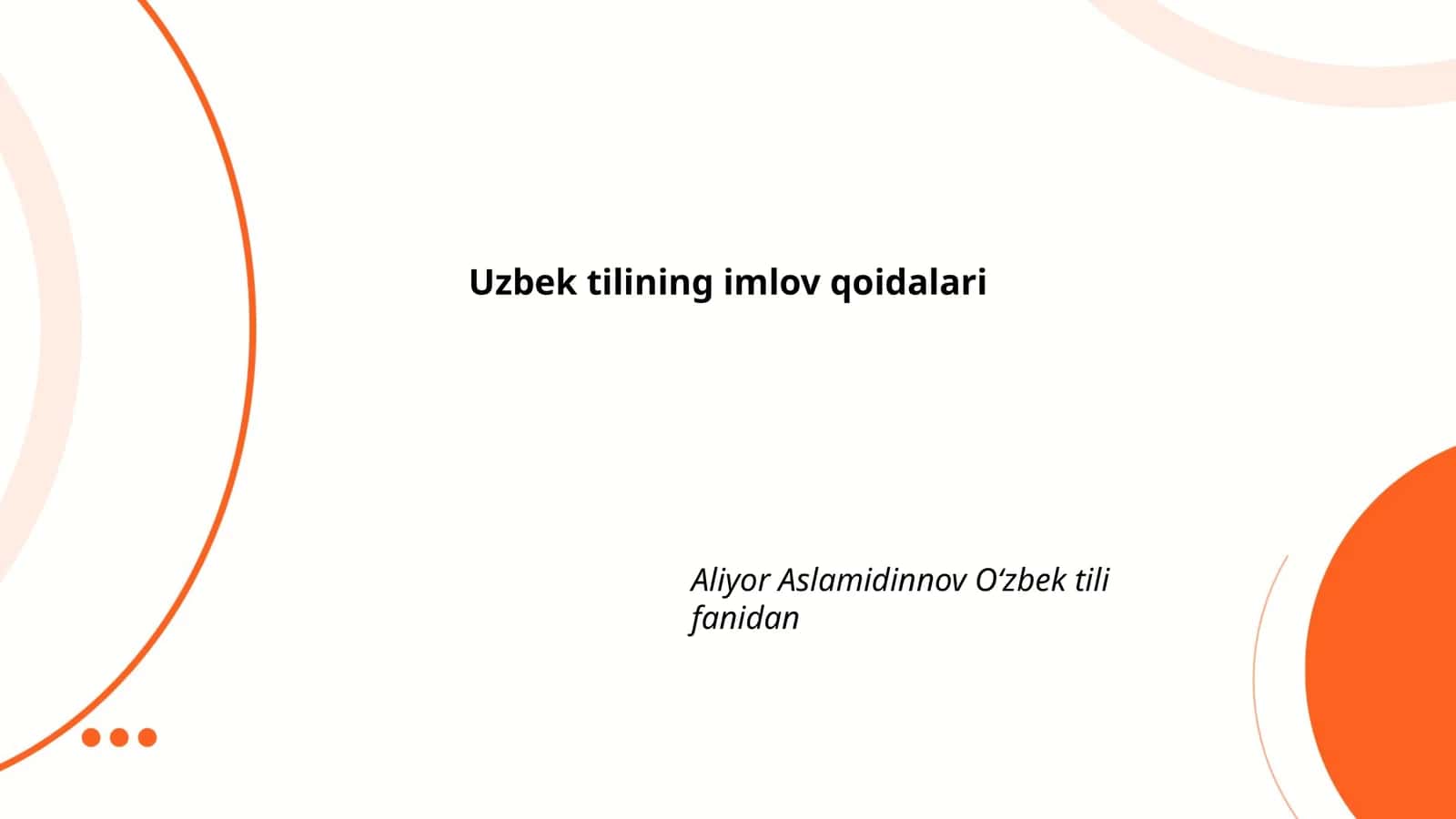 Harflar va tovushlar 1