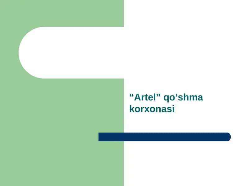 Artel qo‘shmakorxonasi 1