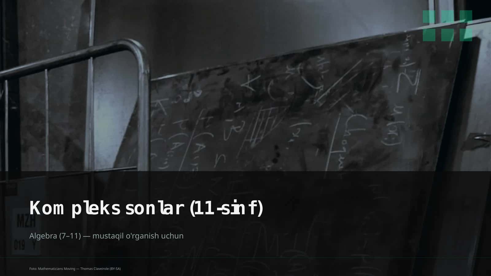 Kompleks sonlar (11-sinf) 1