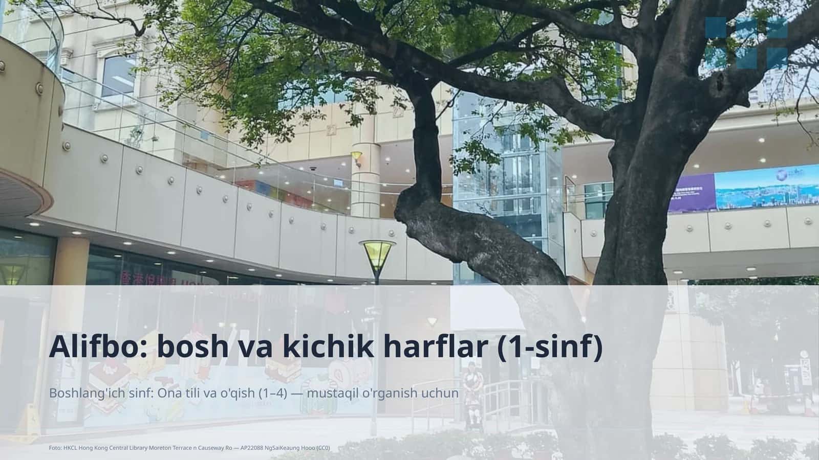 Alifbo: bosh va kichik harflar (1-sinf) 1