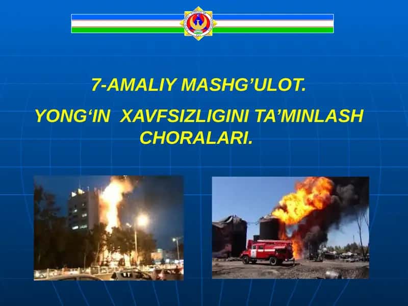 AMALIYMASHG’ULOT.YONG‘IN XAVFSIZLIGINI TA’MINLASH CHORALARI 1
