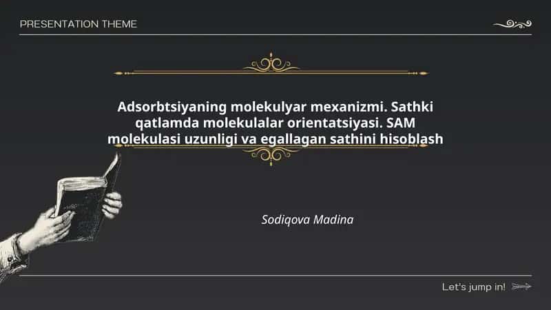 Adsorbtsiyaning molеkulyar mеxanizmi 1