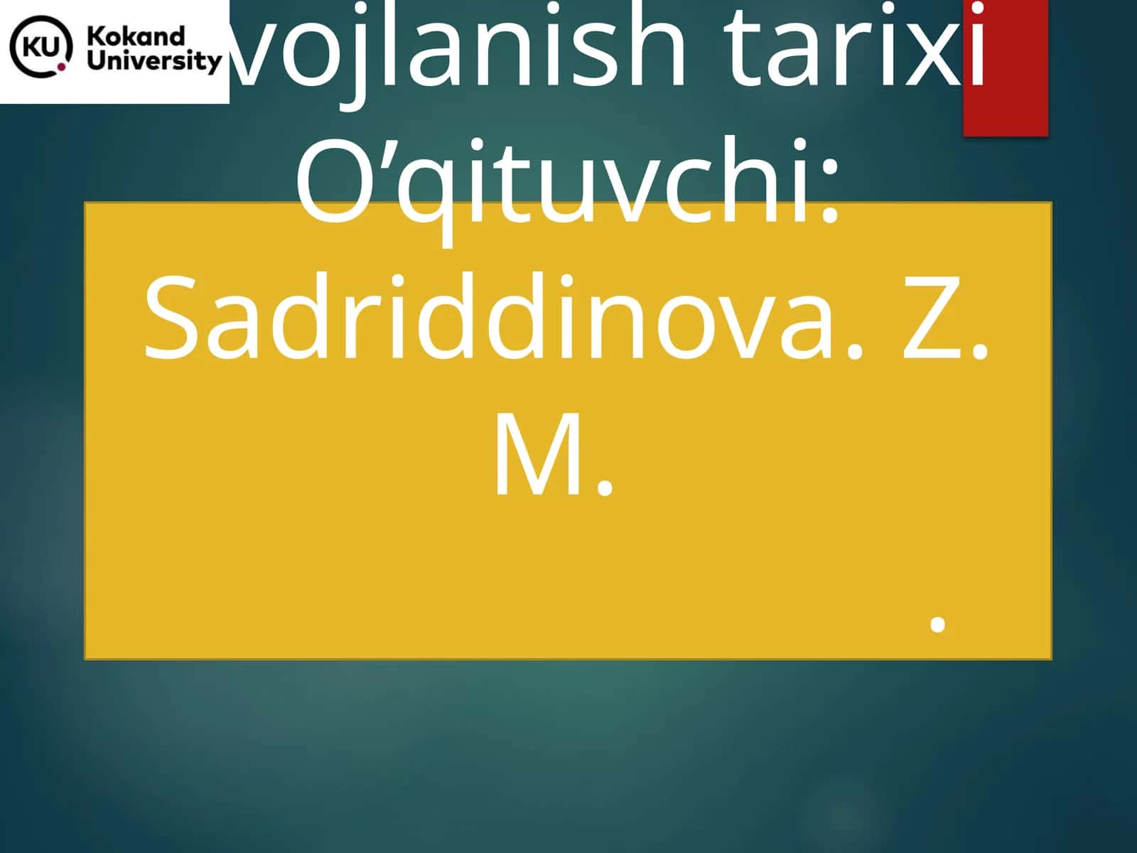 Fan: Jismoniy tarbiya nazariyasi va metodikasiVoleybol o‘yinining kelib chiqish va rivojlanish tarixi 1