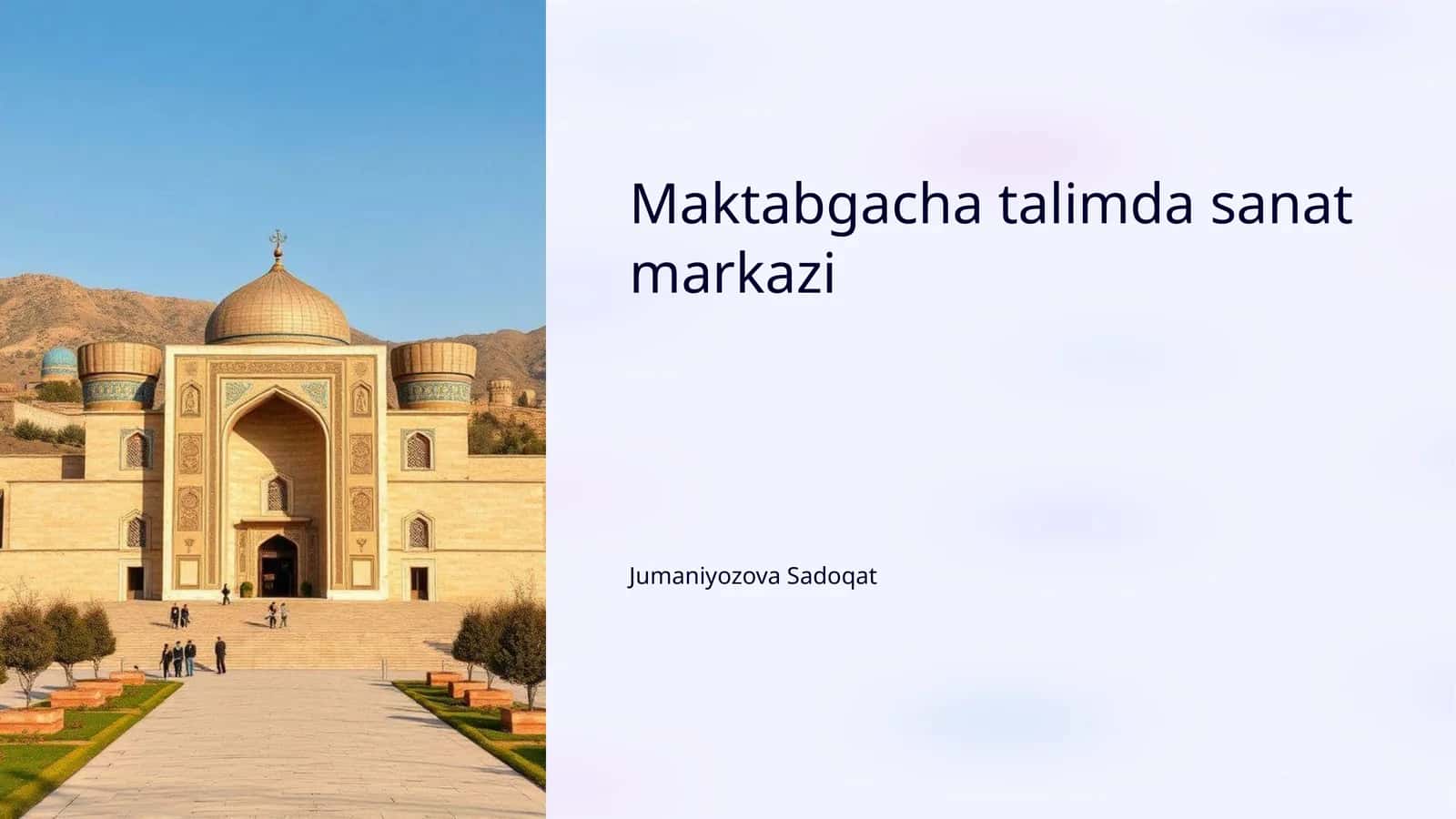San'at markazi 1