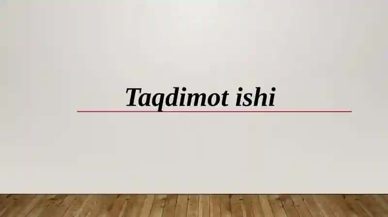 An’anaviy o’qitish metodlari klassifikatsiyasi