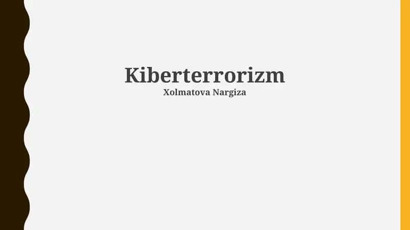 Kiberterrorizm 1