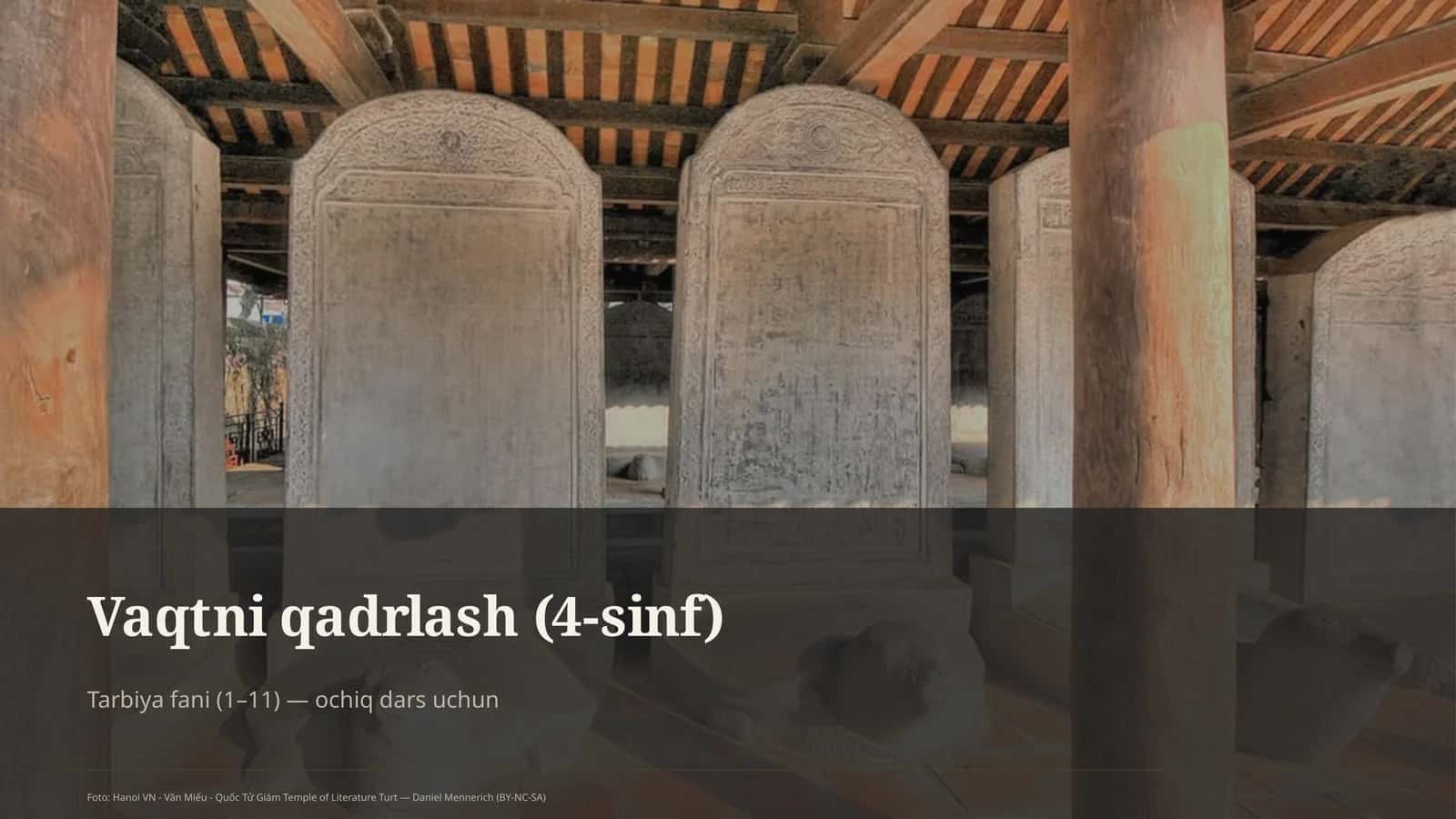 Vaqtni qadrlash (4-sinf) 1