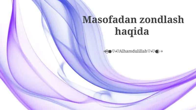 Masofaviy Zondlash Platformalari 1