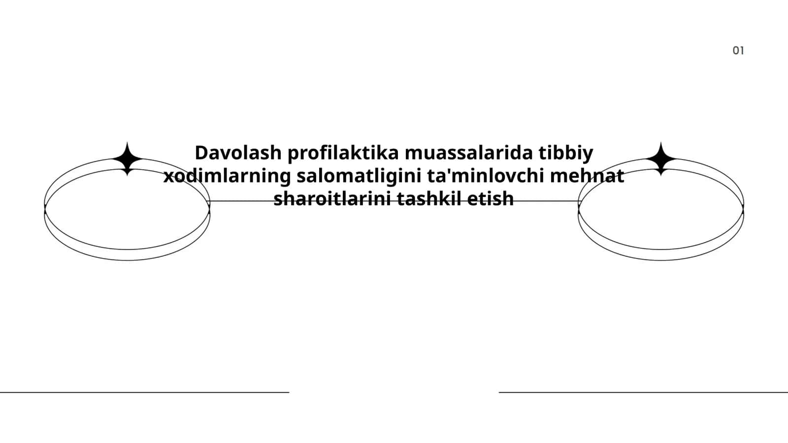 Davolash profilaktika muassasalarida tibbiy xodimlarning salomatligini ta'minlovchi mehnat sharoitlarini tashkil etish 1