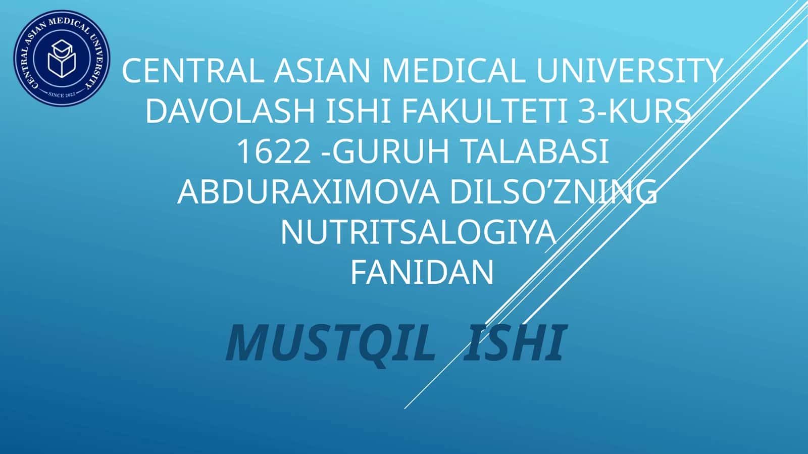 Davolashishifakulteti3-kurs1622 -guruhtalabasiAbduraximovaDilso’zningnutritsalogiyafanidan 1