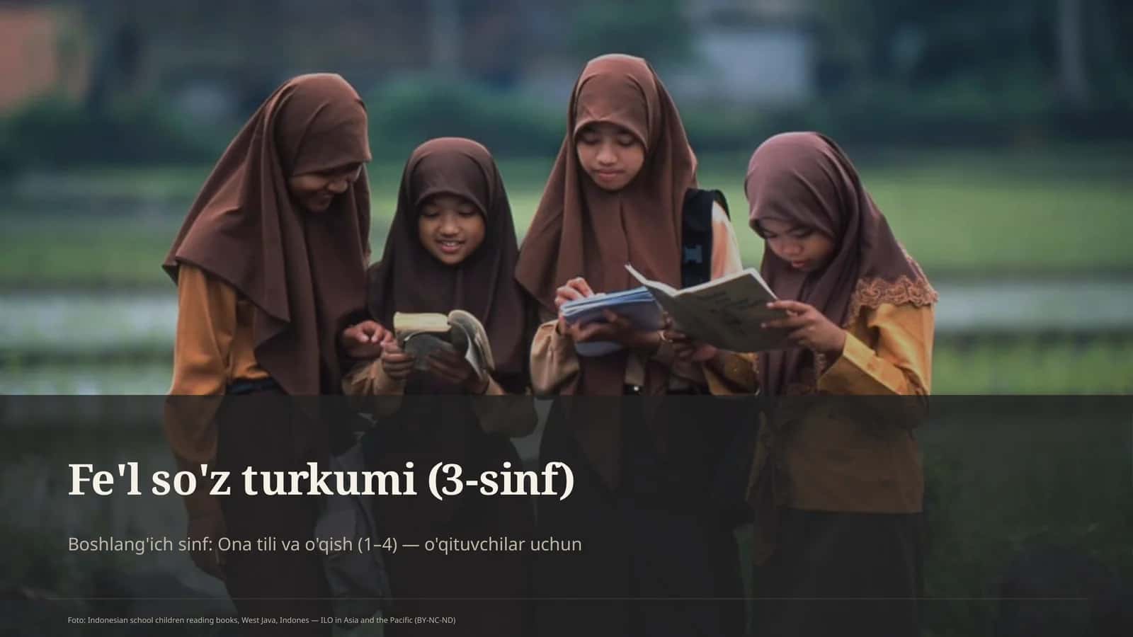 Fe'l so'z turkumi (3-sinf) 1