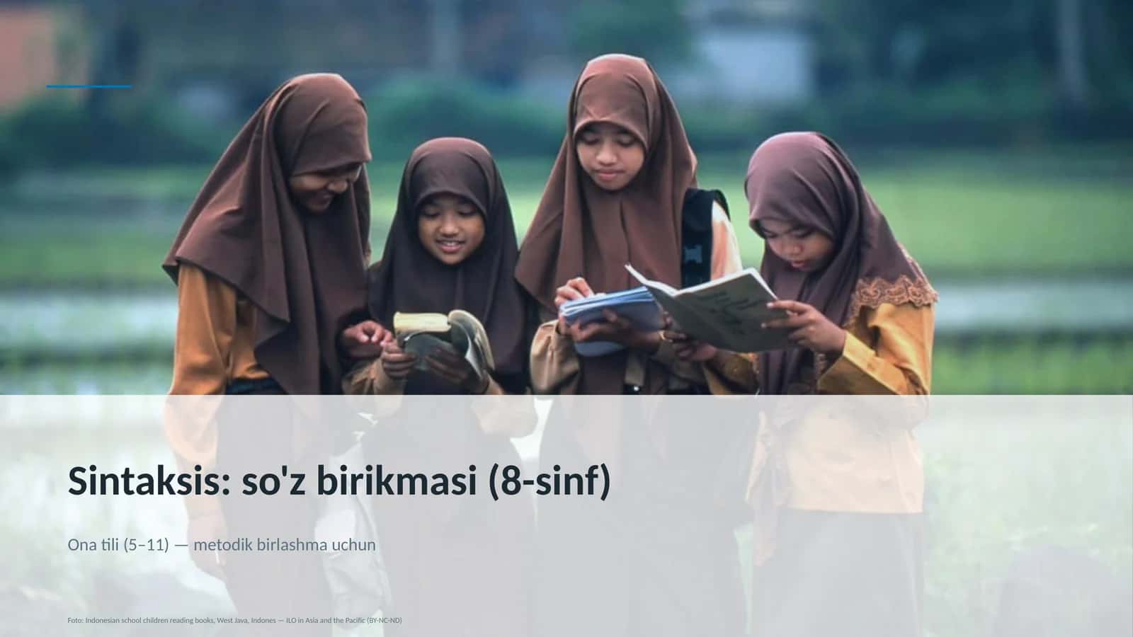 Sintaksis: so'z birikmasi (8-sinf) 1
