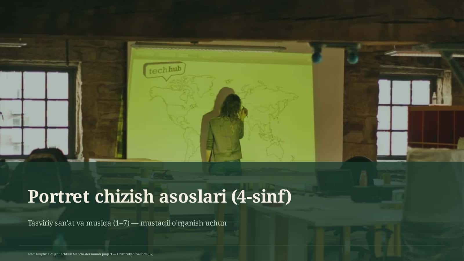 Portret chizish asoslari (4-sinf) 1