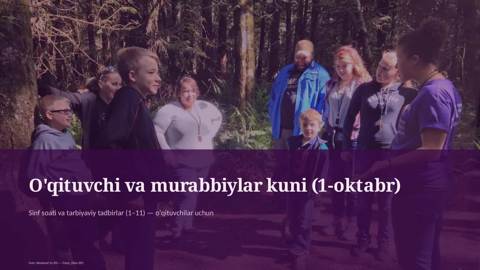 O'qituvchi va murabbiylar kuni (1-oktabr) 1