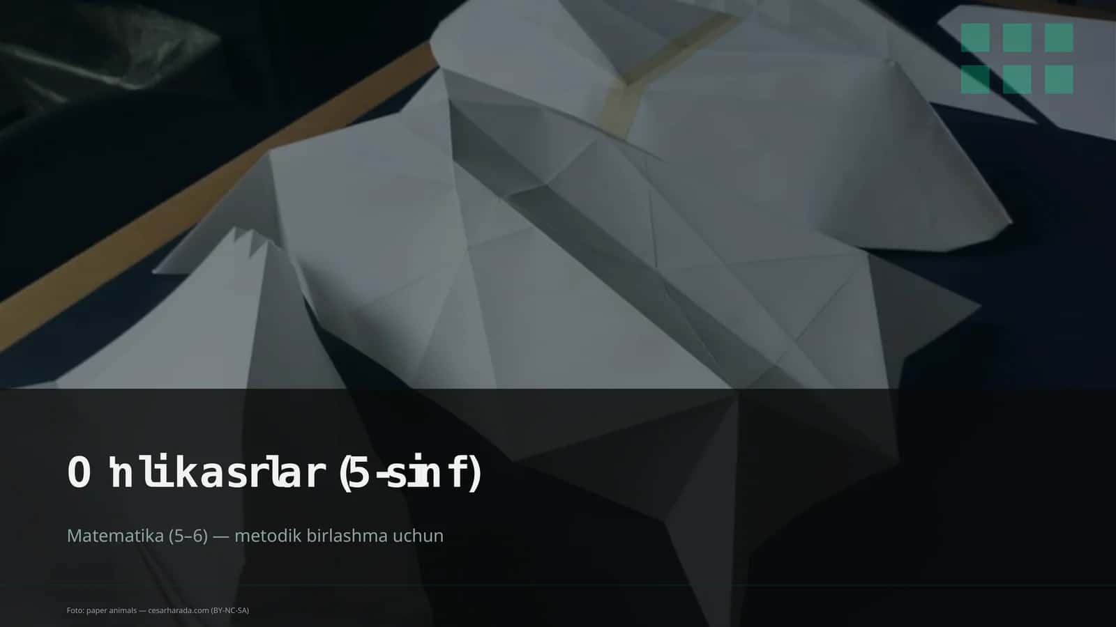 O'nli kasrlar (5-sinf) 1