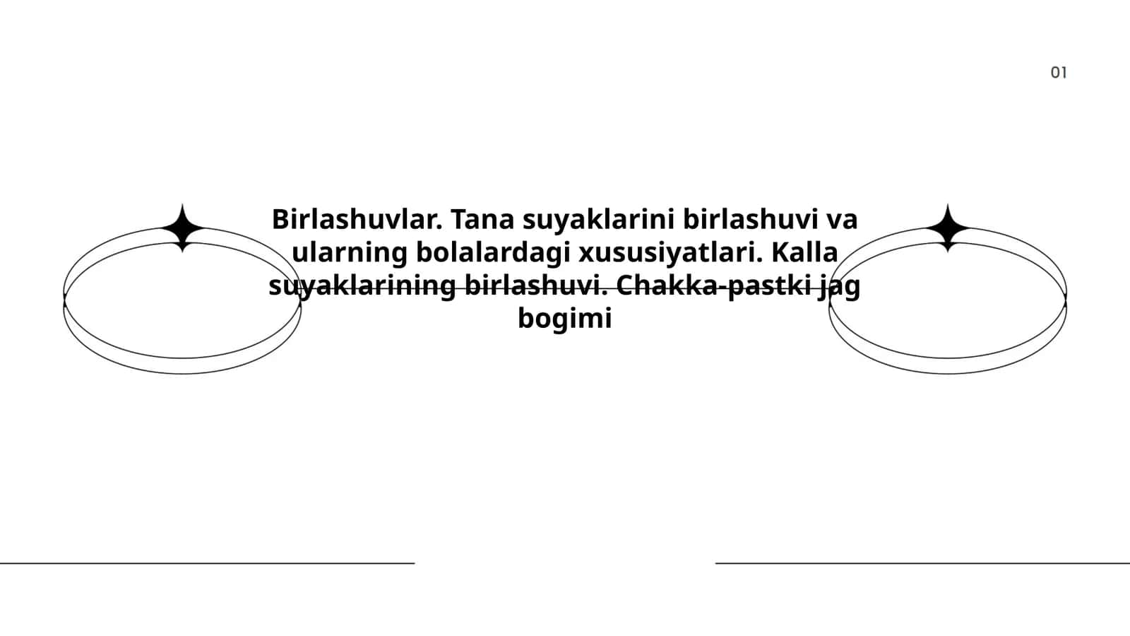 Tana suyaklarini birlashuvi va ularning bolalardagi xususiyatlari 1