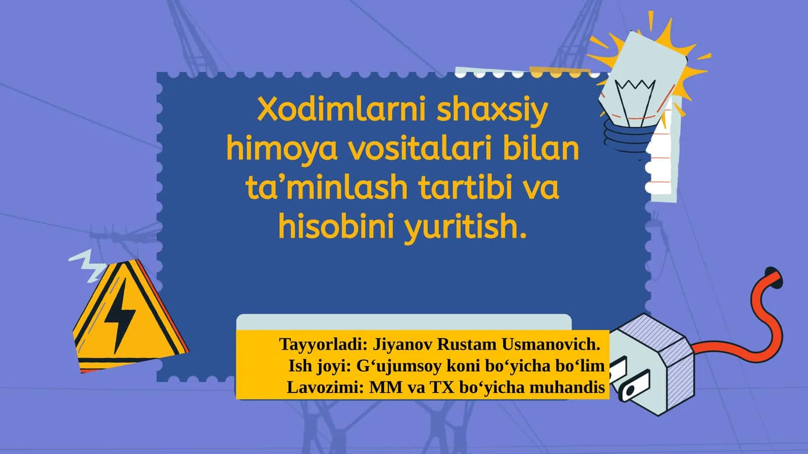 Shaxsiy himoya vositalari 1