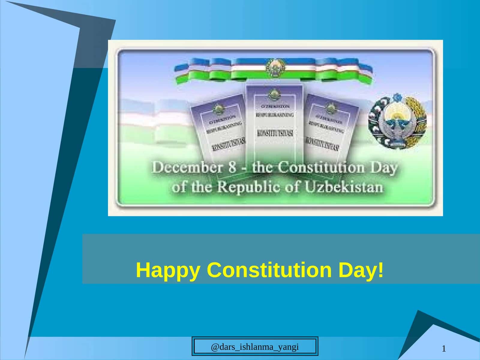 Constitution of Uzbekistan 1