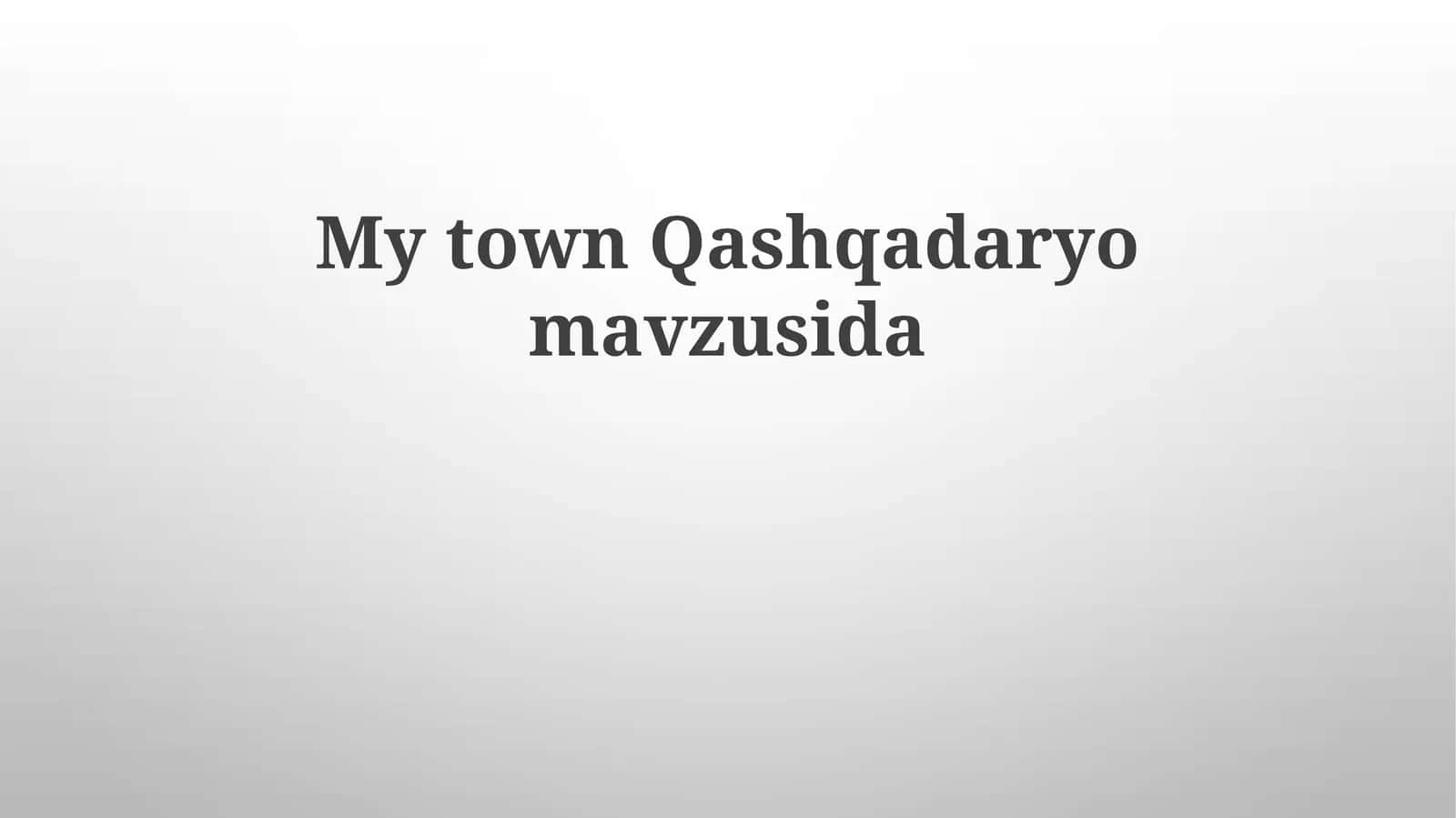 Madaniy landshaft 1