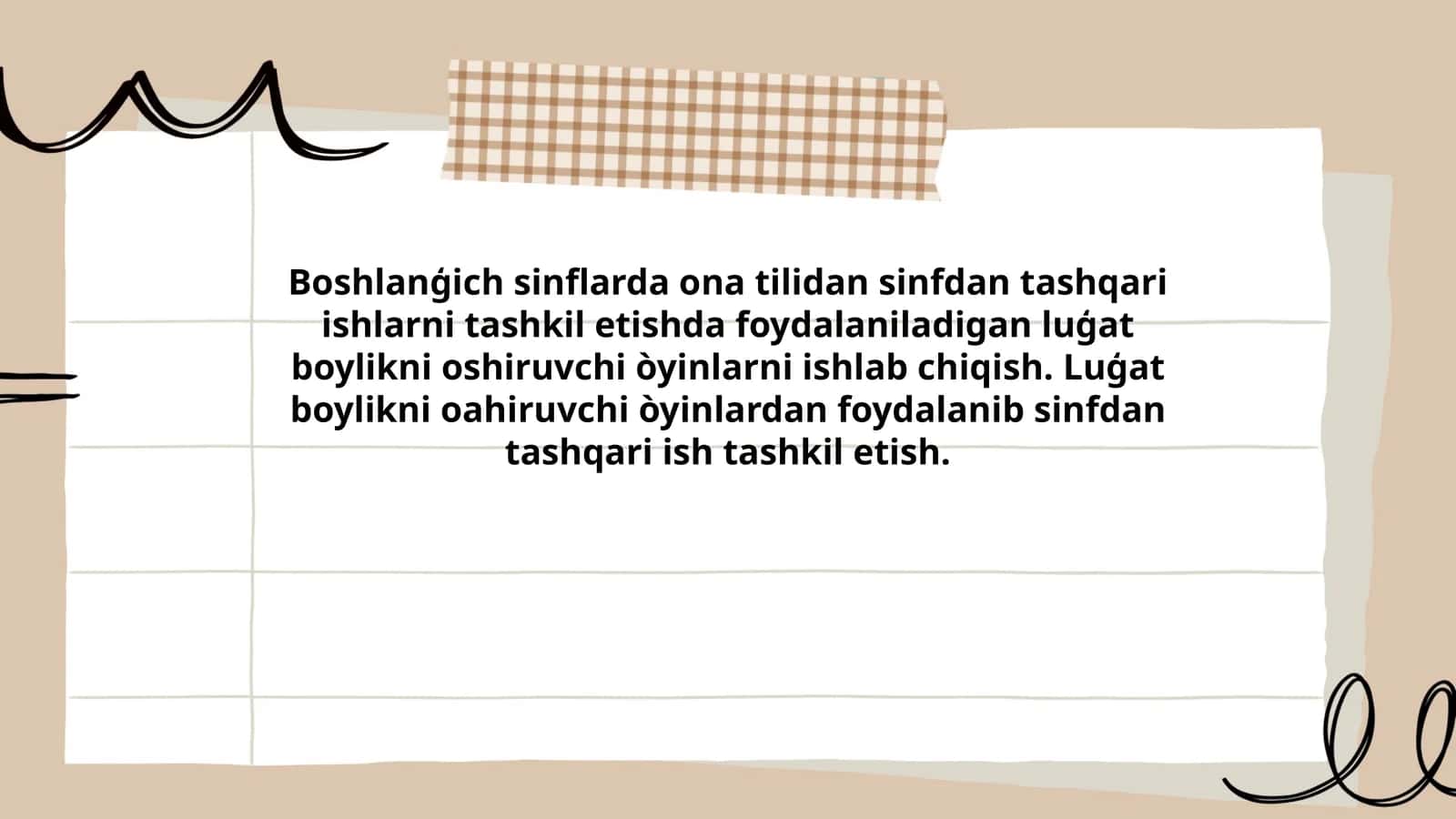 Luģat boylikni oshiruvchi òyinlar 1